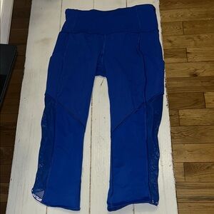 Lululemon Athletica Blue Capris
